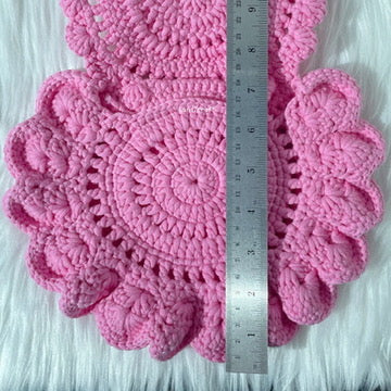 barbie's summer - crochet flap sling bag βπΛ.β