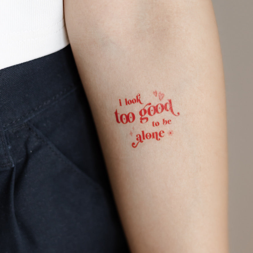 leave the door open | bruno mars - temporary tattoo sticker