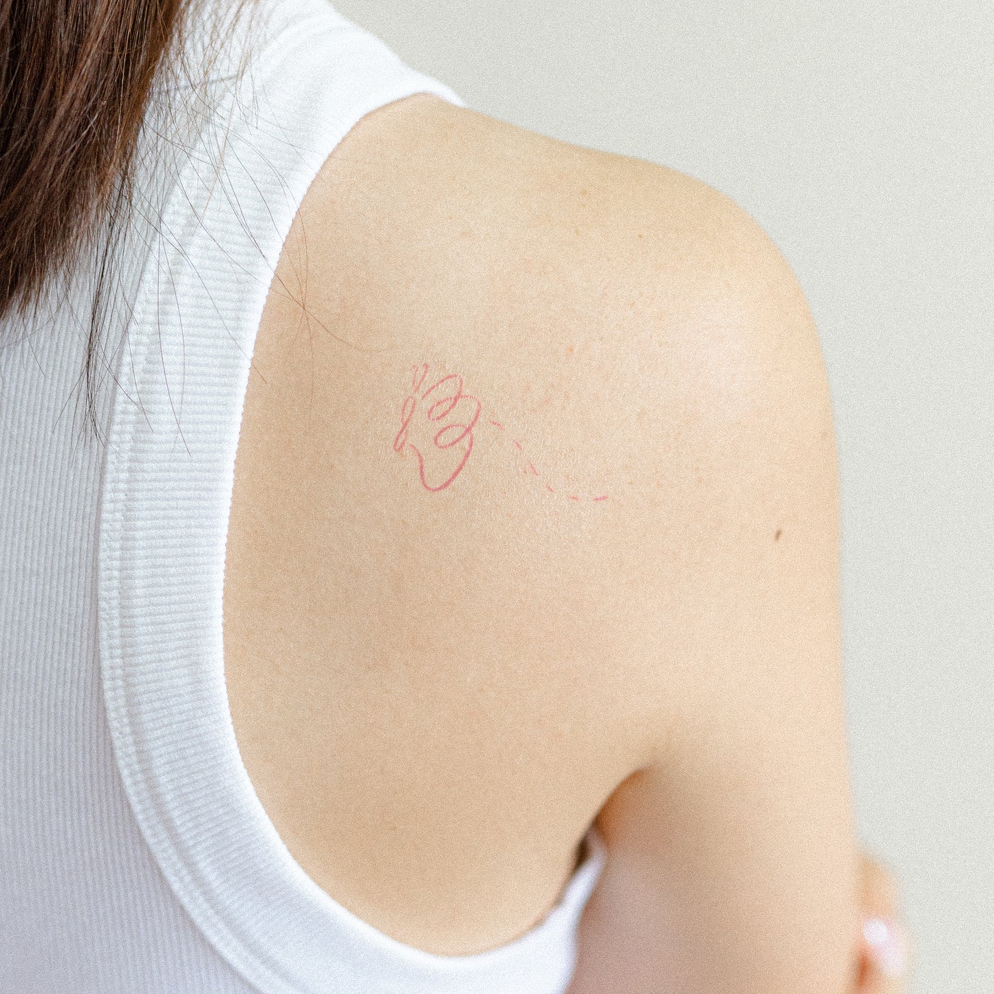pink butterfly temporary tattoo sticker