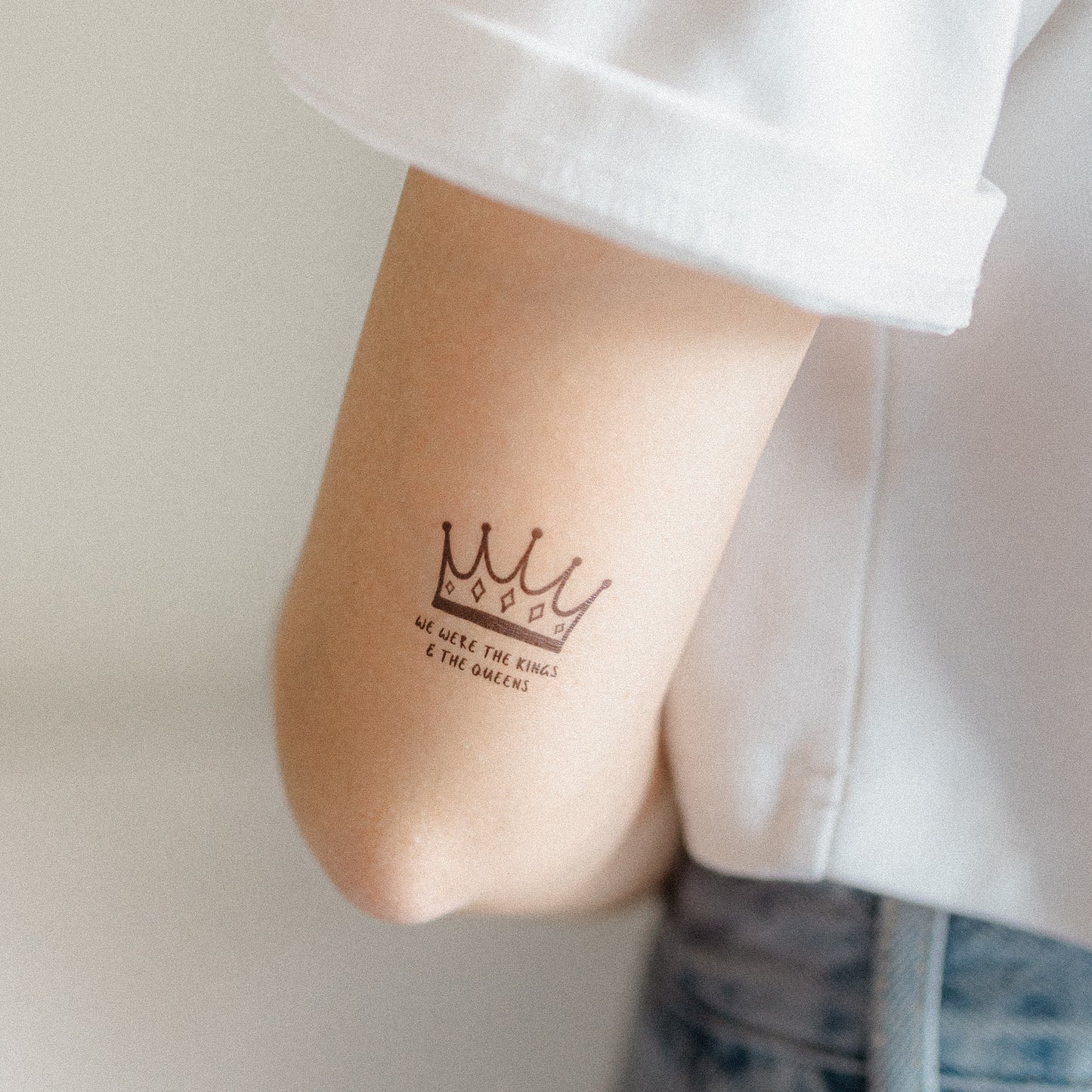 long live temporary tattoo sticker