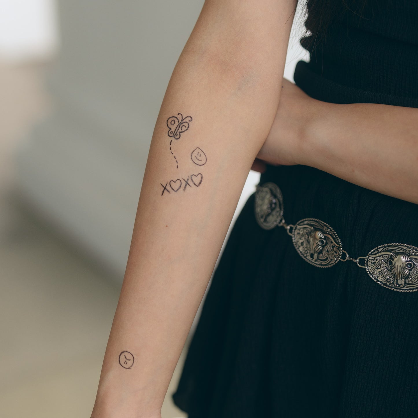 doodle sheet temporary tattoo sticker