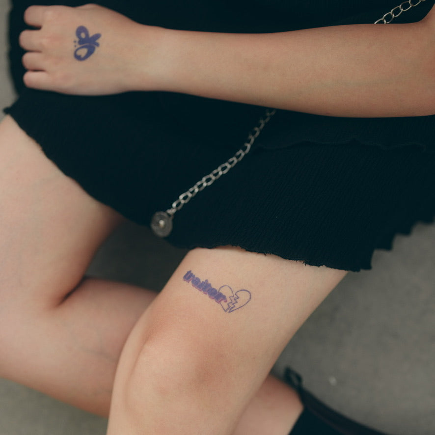 traitor temporary tattoo sticker