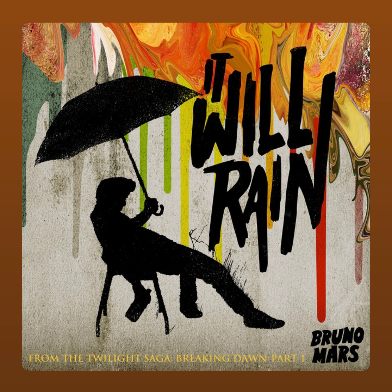 it will rain | bruno mars - temporary tattoo sticker