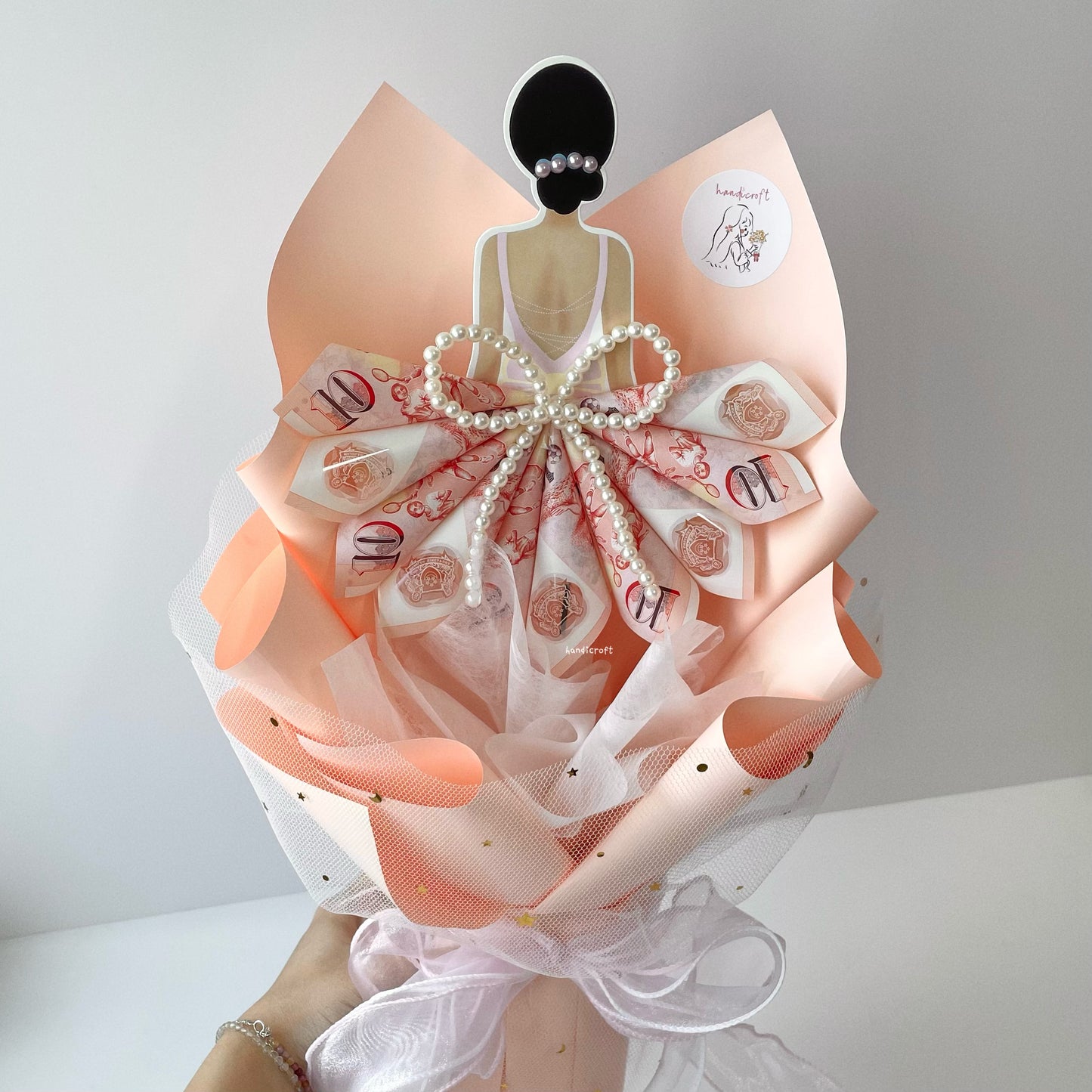 handicroft cash money flower bouquet for every occasion dressed to impress