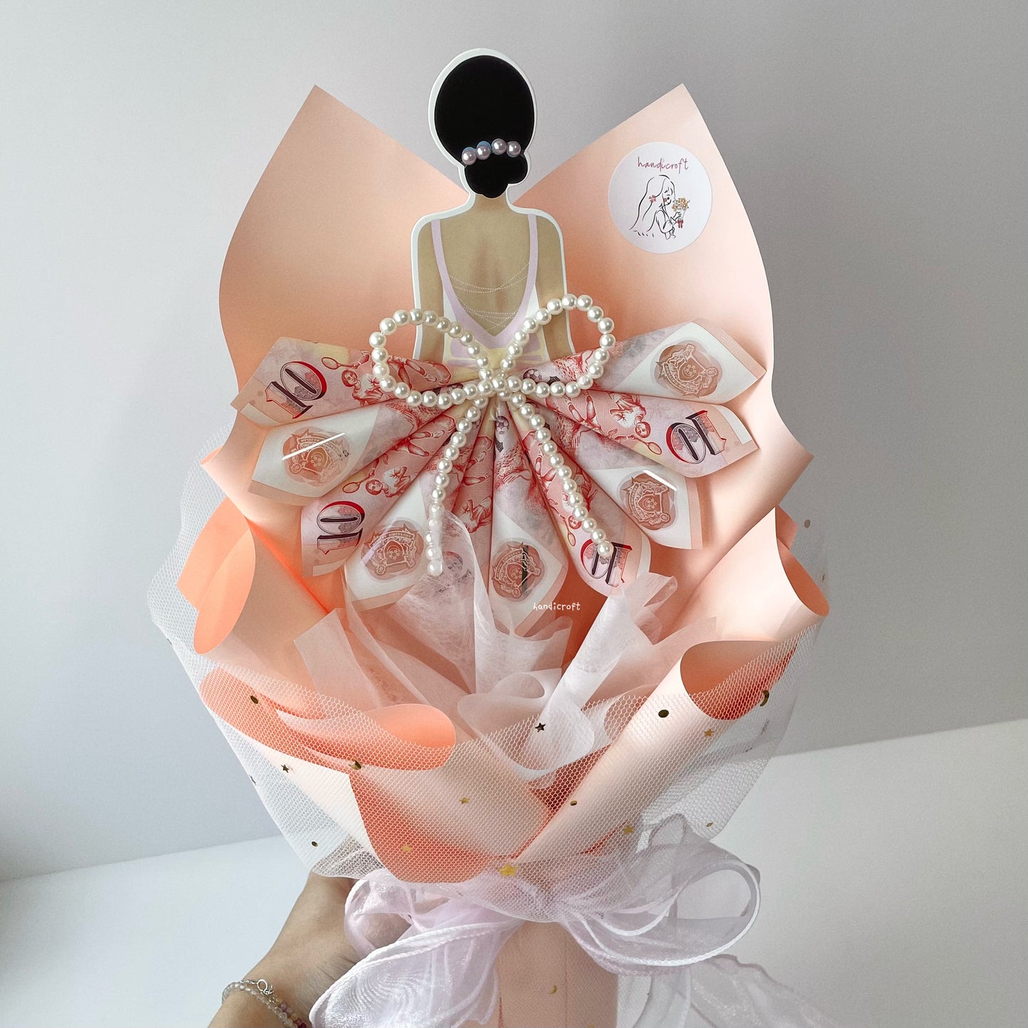 handicroft cash money flower bouquet for every occasion dressed to impress