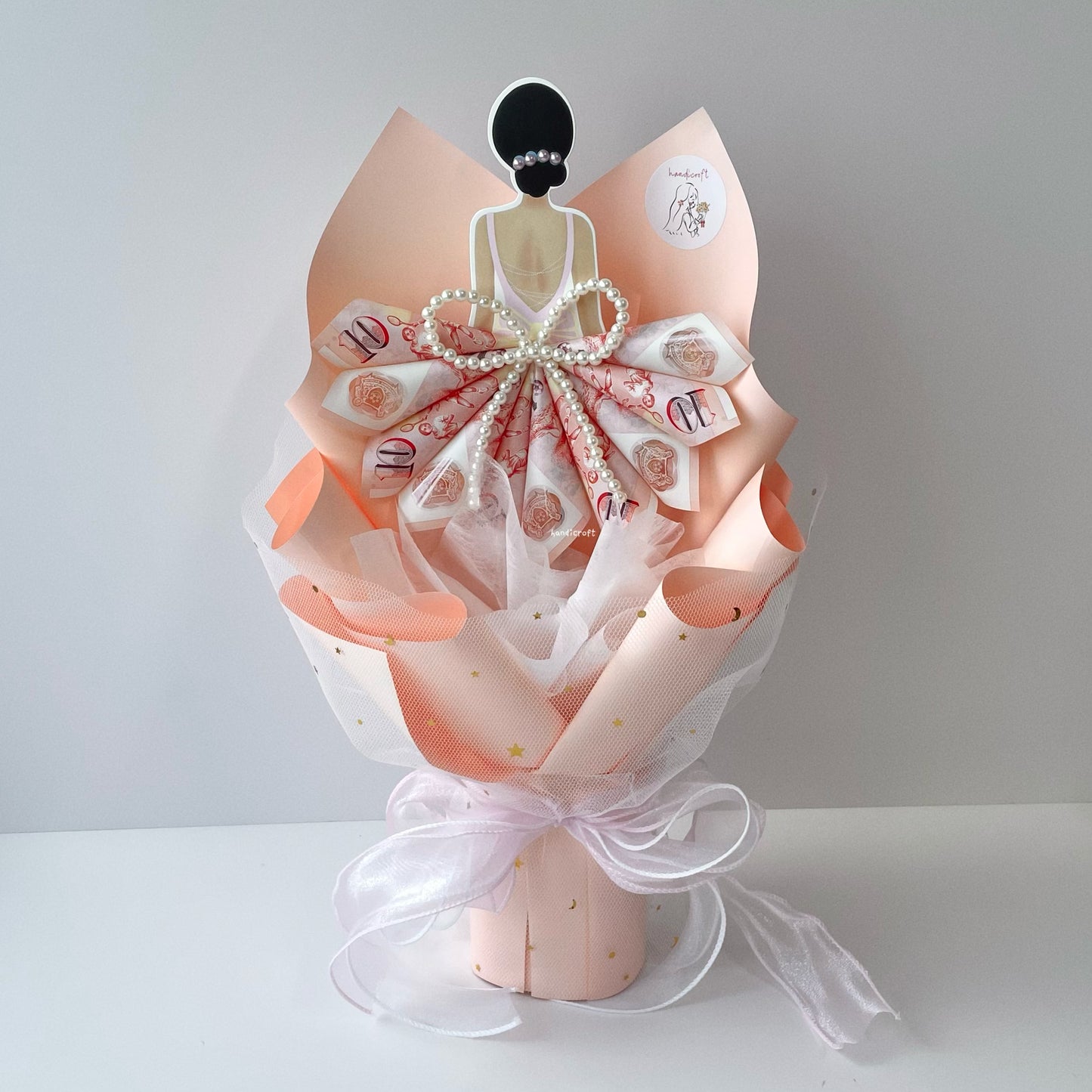 handicroft cash money flower bouquet for every occasion dressed to impress