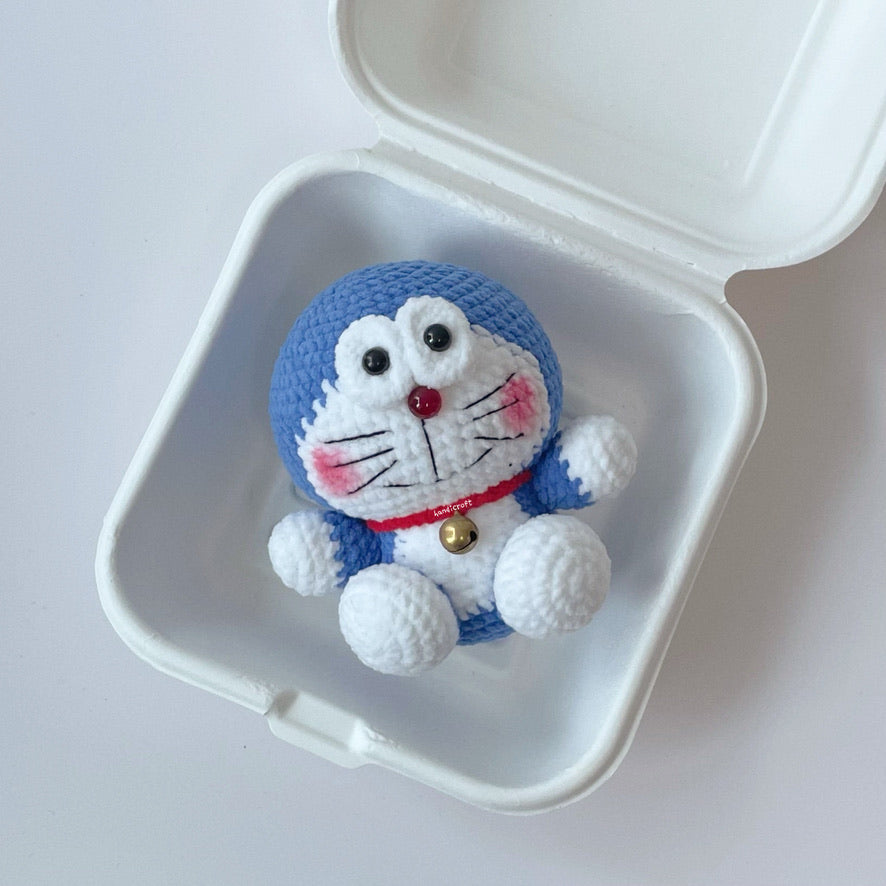 handicroft singapore crochet doraemon amigurumi plushie cartoon character