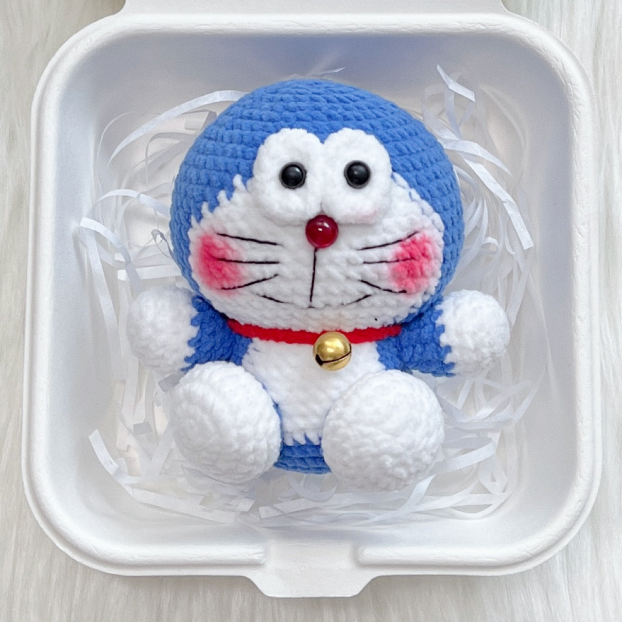 handicroft singapore crochet doraemon amigurumi plushie cartoon character