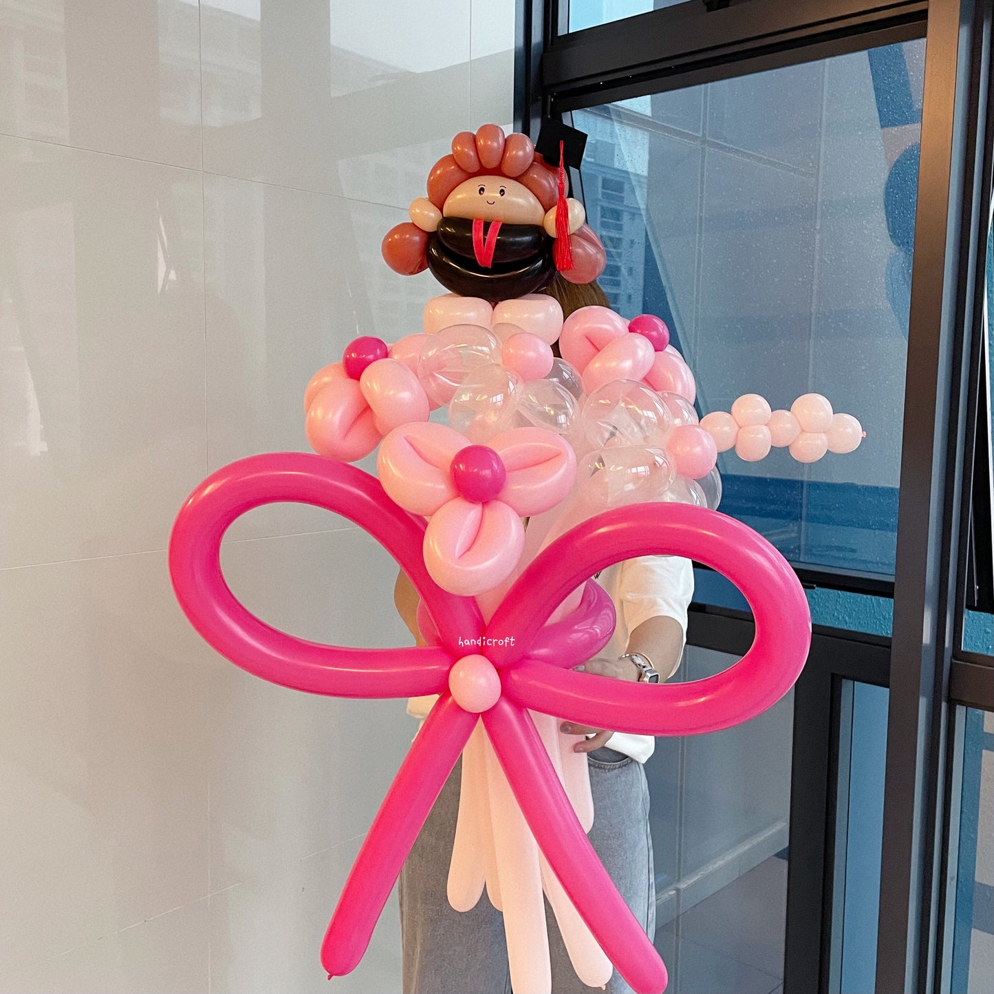handicroft singapore graduation flower balloon bouquet dream chaser