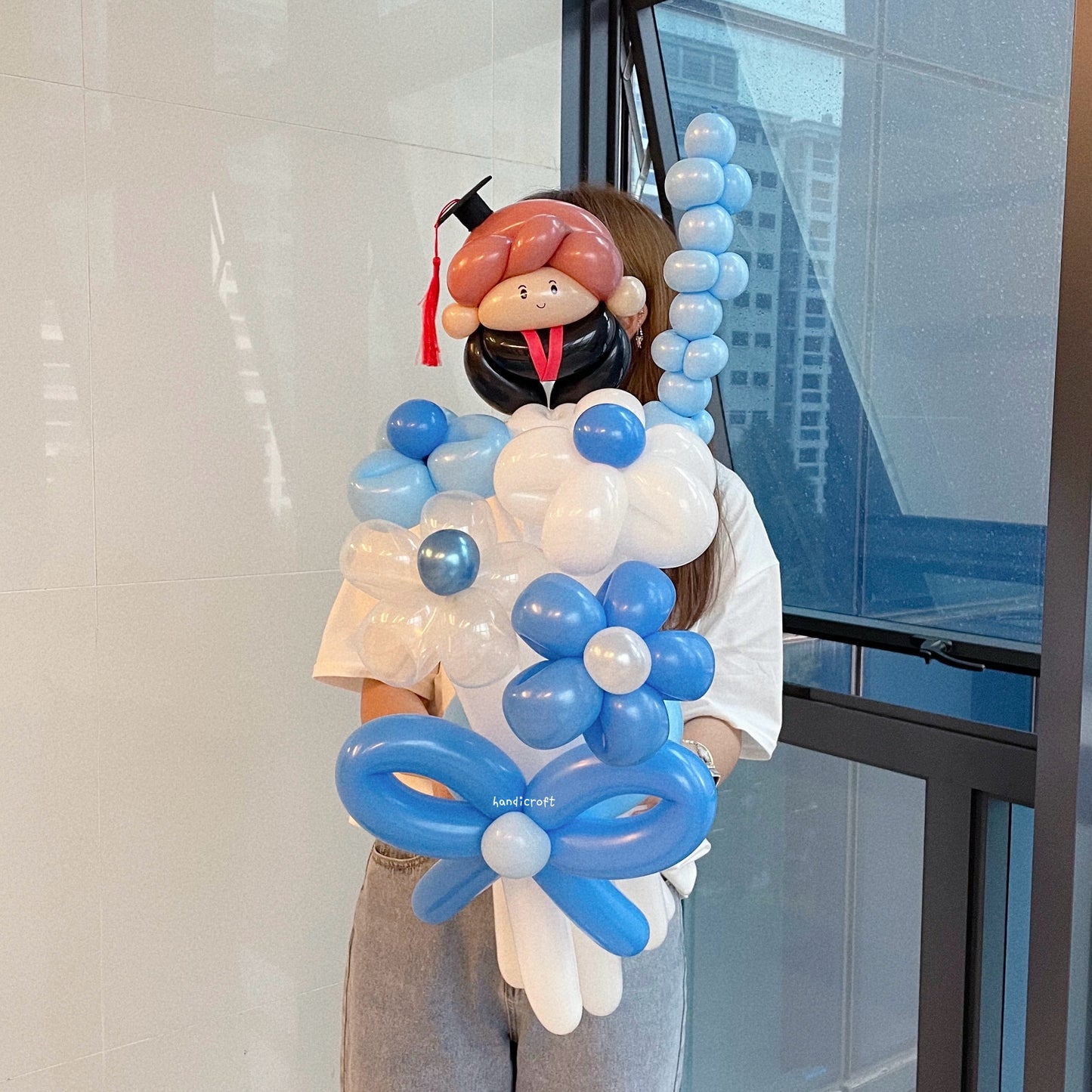handicroft singapore graduation flower balloon bouquet dream chaser