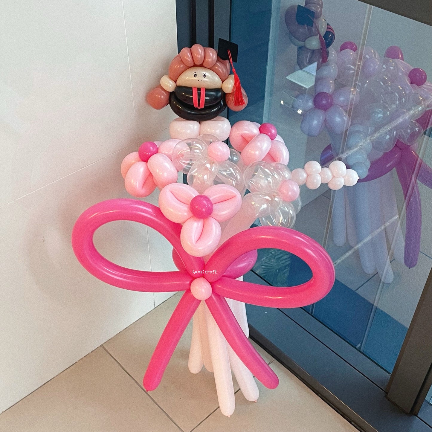 handicroft singapore graduation flower balloon bouquet dream chaser
