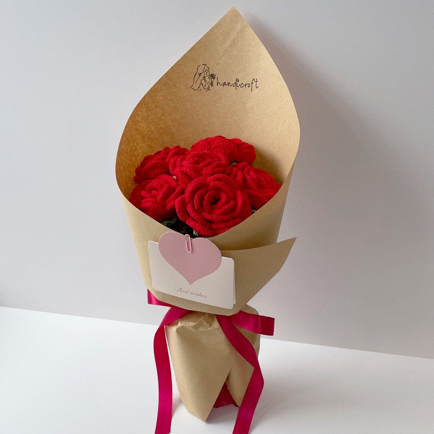 handicroft singapore handmade crochet flower bouquet nature in bloom