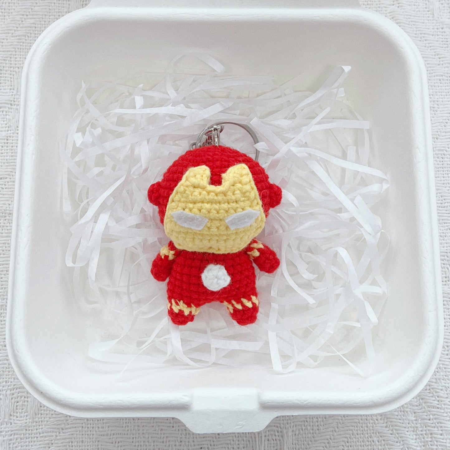 handicroft singapore handmade crochet marvel dc superheroes character amigurumi keychain