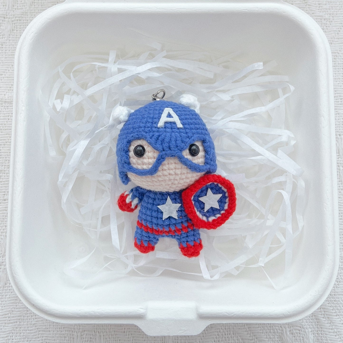 handicroft singapore handmade crochet marvel dc superheroes character amigurumi keychain