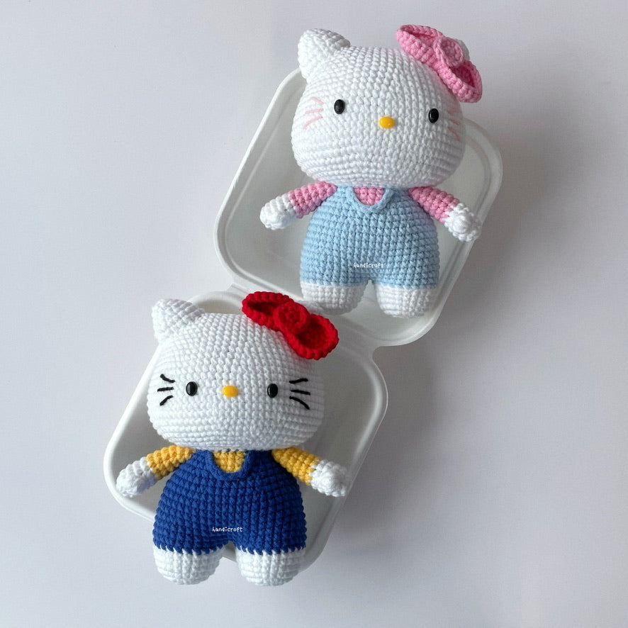 handicroft singapore handmade crochet sanrio hello kitty plush toy amigurumi