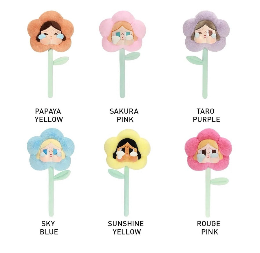 pop mart sad club crybaby flower plush colours