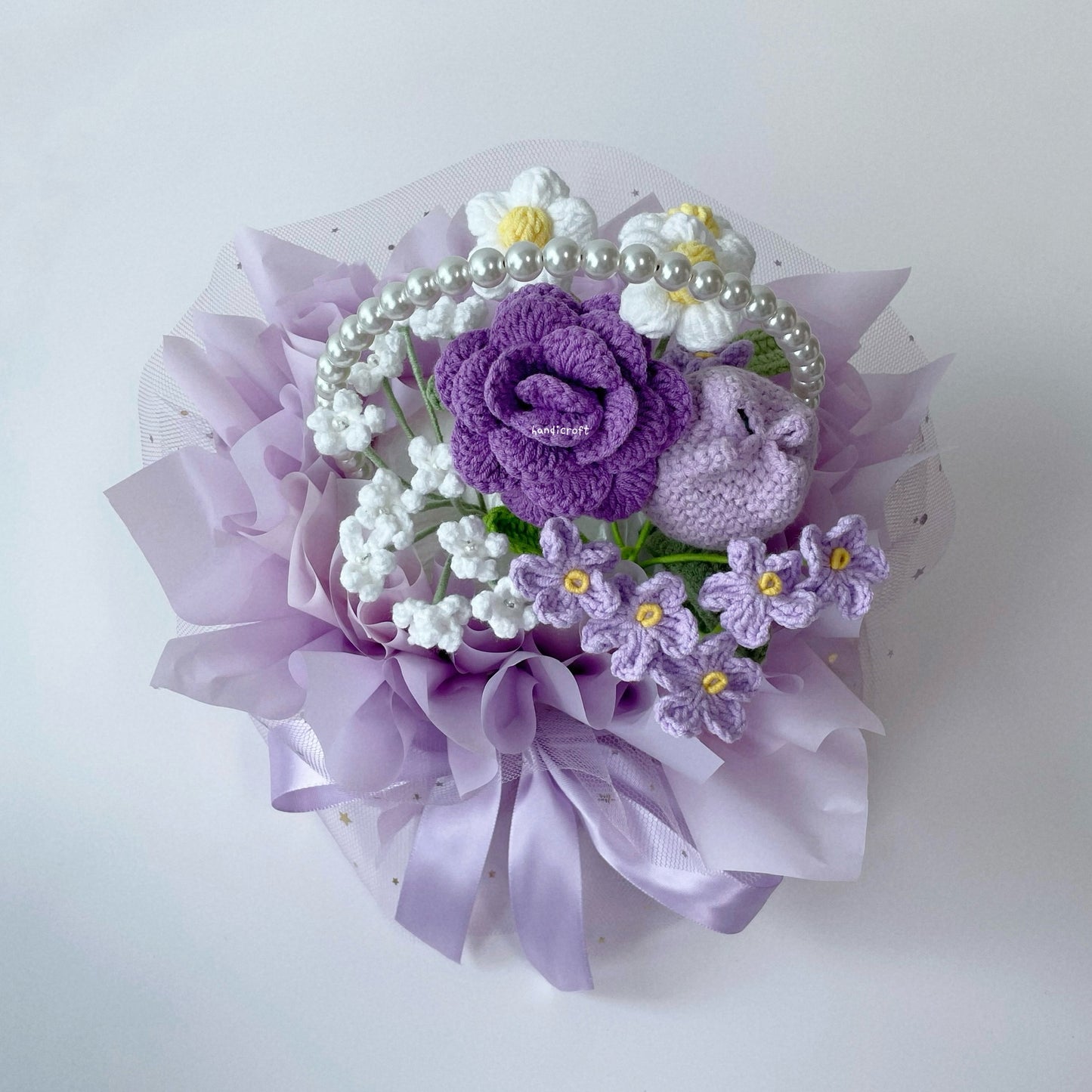 singapore handicroft handmade crochet flower bloom basket little lovelies