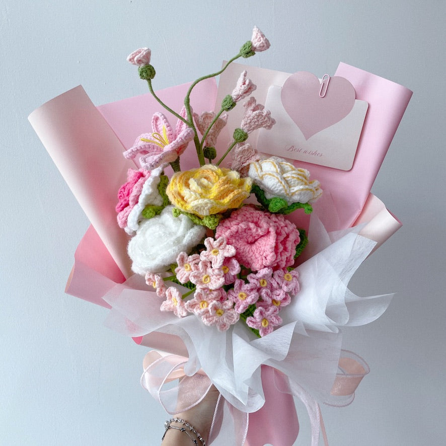 singapore omakase handicroft surprise crochet flower bouquet for all occasions