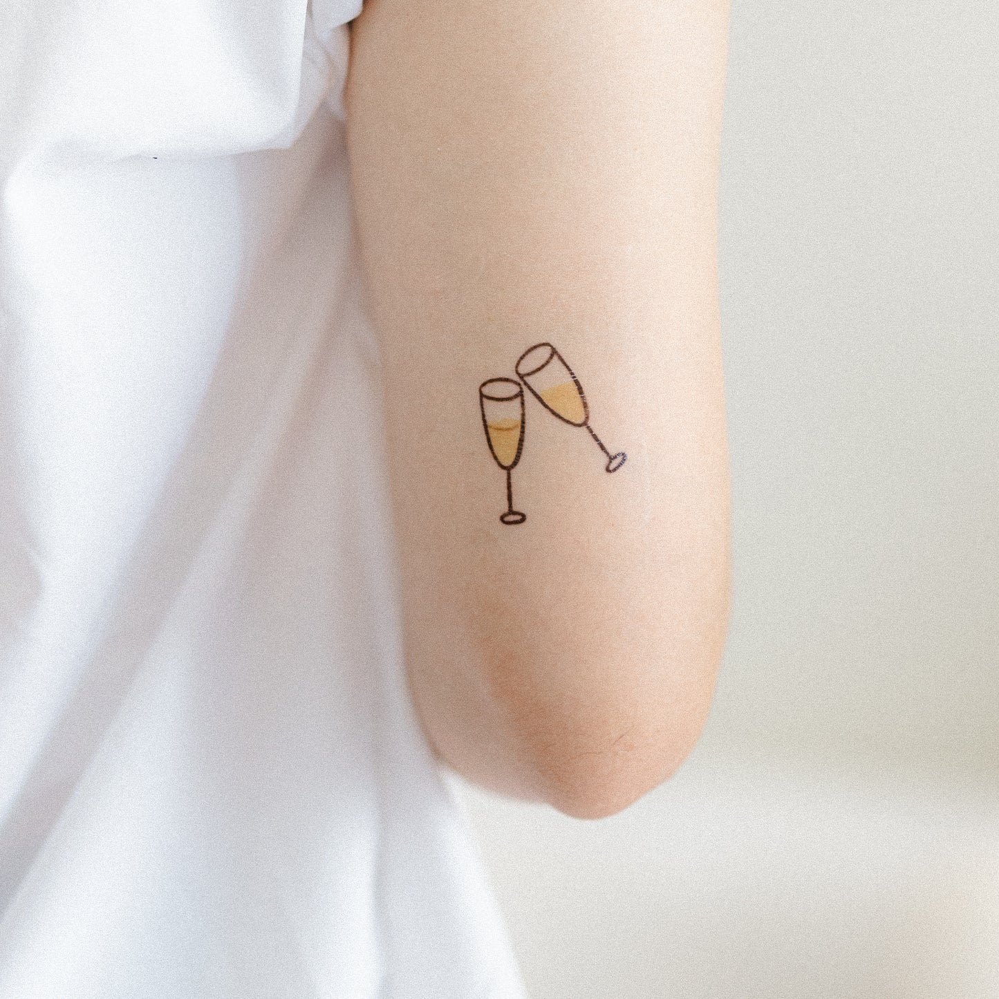 champagne problems temporary tattoo sticker