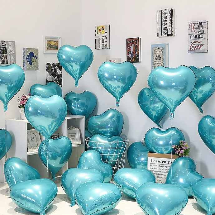 [HELIUM] 18inch heart foil balloon ˚ʚ♡ɞ˚