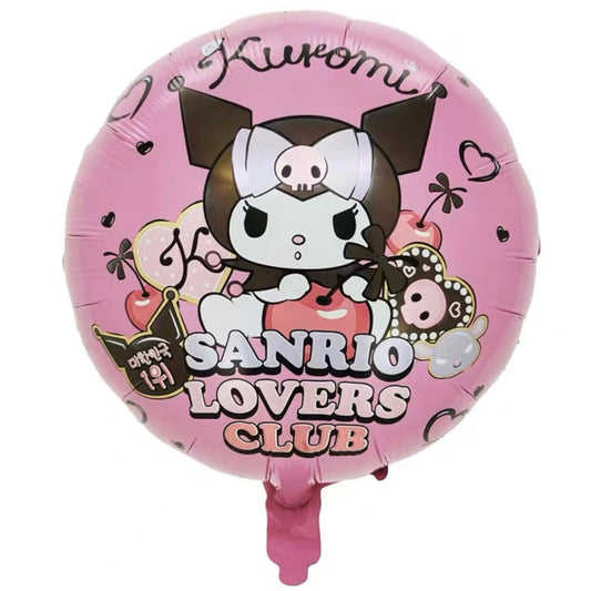 18inch sanrio kuromi helium balloon in pink