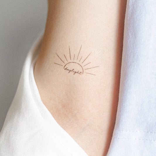 daylight temporary tattoo sticker