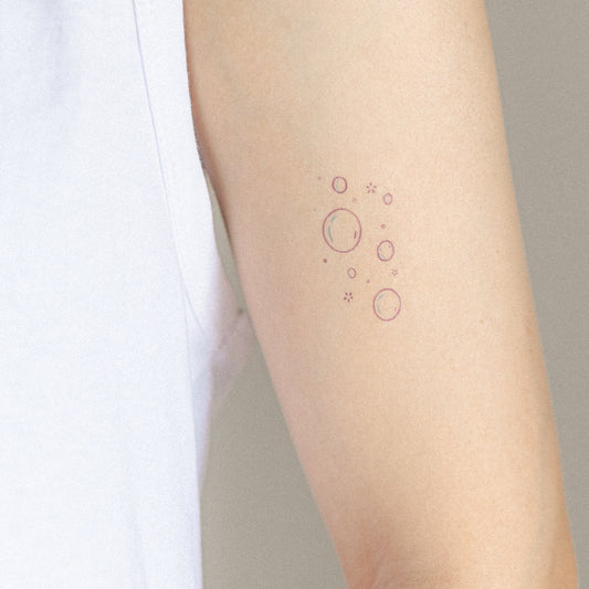 bubbles temporary tattoo sticker