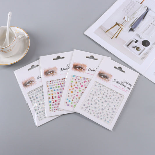 mini face gem stickers - cosmic bling ⋆.˚ ☾ .⭒˚