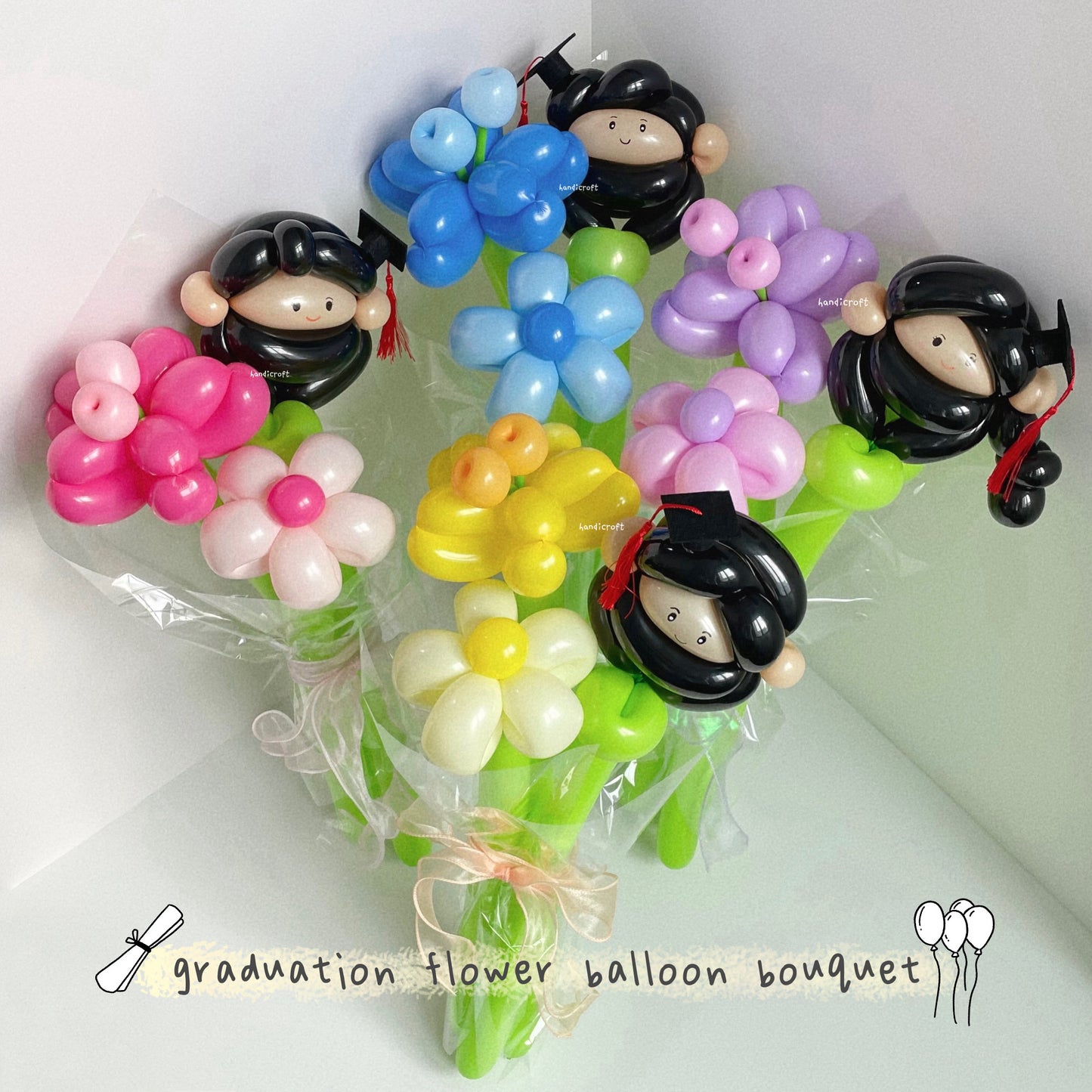 graduation milestone memories flower balloon bouquet ✨🎓💐✧˖°