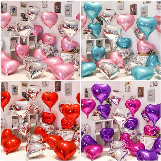[HELIUM] 18inch heart foil balloon ˚ʚ♡ɞ˚