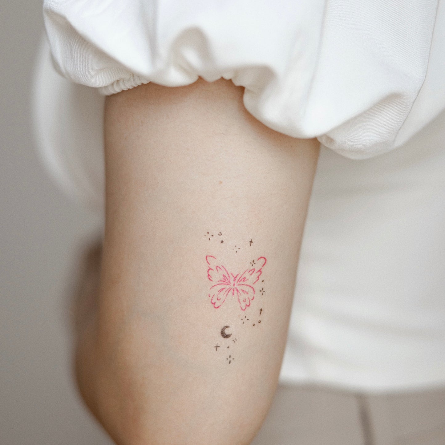 butterfly sparks temporary tattoo sticker