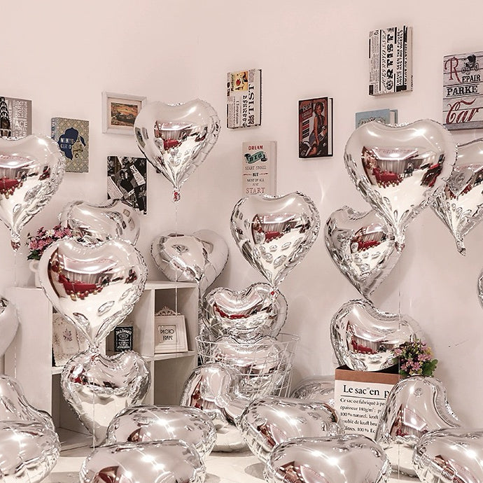 [HELIUM] 18inch heart foil balloon ˚ʚ♡ɞ˚