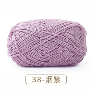 4-ply milk cotton high quality yarn — 67 colours 🧶