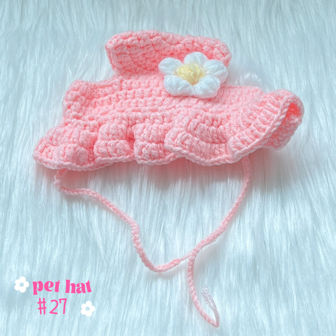 crochet pet collar & hat [over 20 designs] ฅ՞•ﻌ•՞ฅ🐾