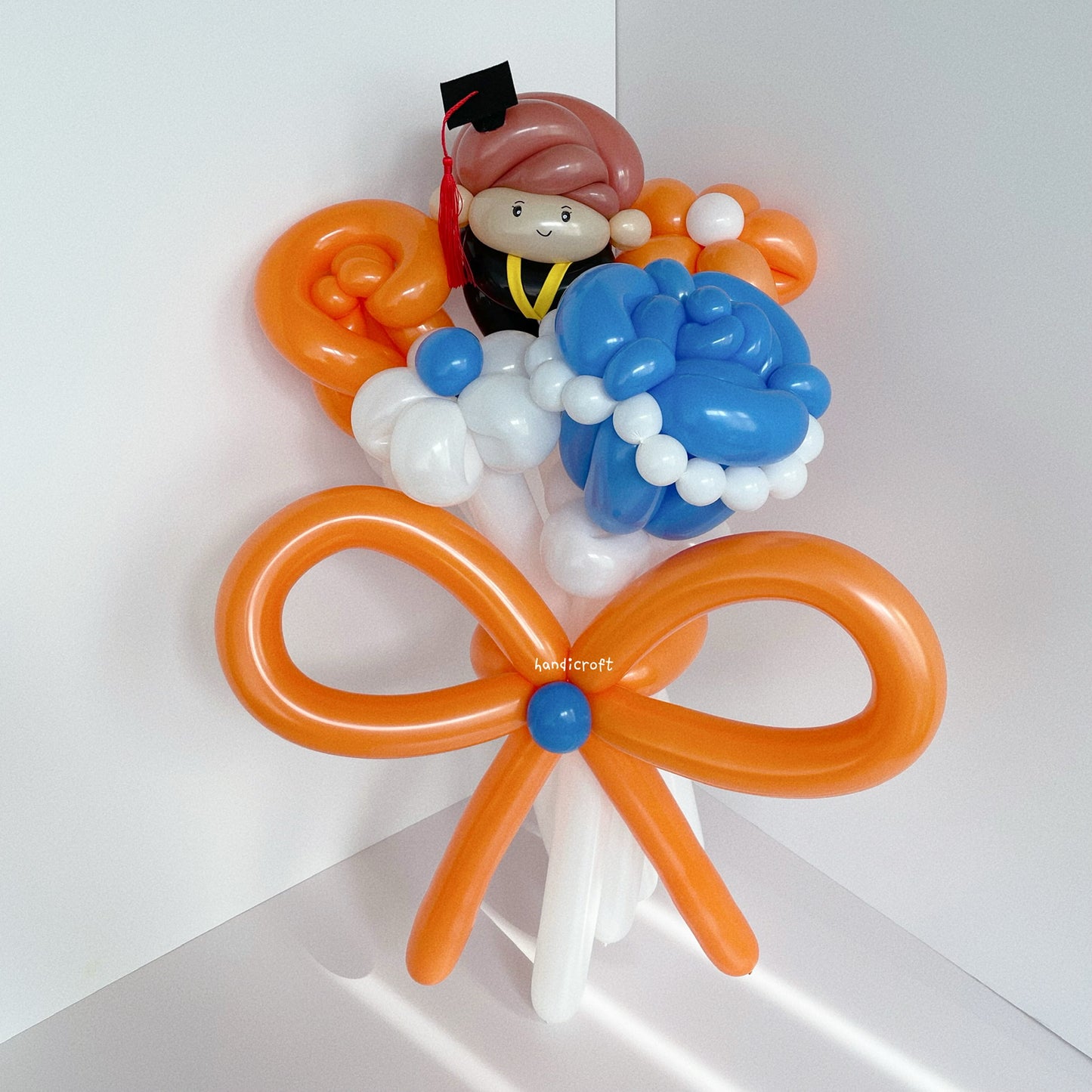 🧡NUS graduation special💙 flower balloon bouquet 🎓˙✧˖°