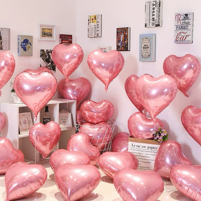 [HELIUM] 18inch heart foil balloon ˚ʚ♡ɞ˚