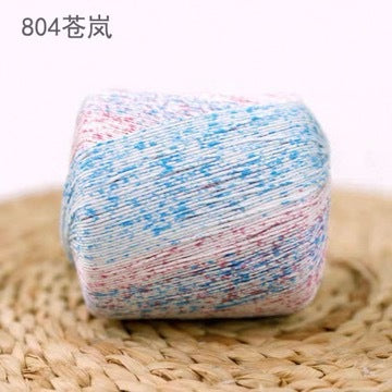 8-ply ombre gradient pearl lace thread yarn 12 colours 雪妃尔3号珍珠趕丝段染花色