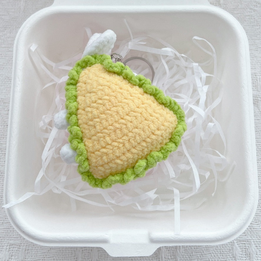 crochet bunny sandwich keychain ꒰ᐢ◞ . ◟ ᐢ꒱₊˚⊹🥪
