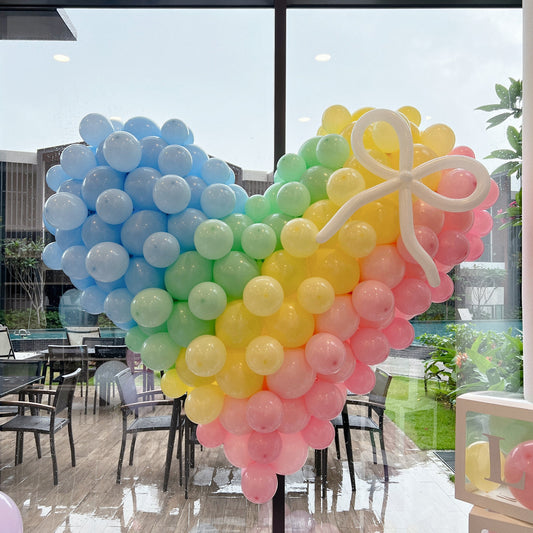 [FREE DELIVERY] rainbow love - balloon heart