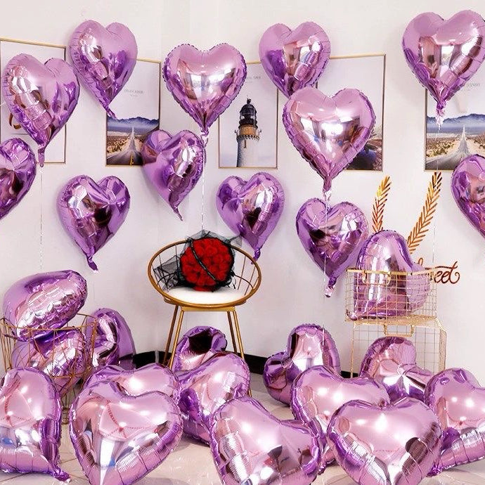 [HELIUM] 18inch heart foil balloon ˚ʚ♡ɞ˚