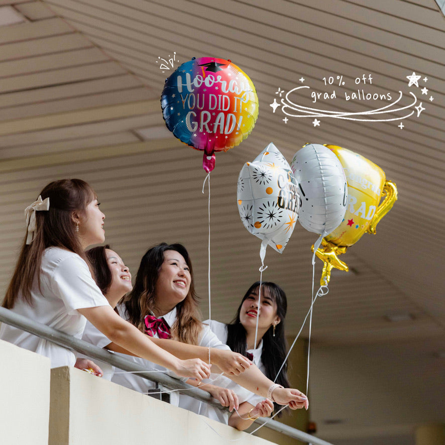 [HELIUM] milestone moments - graduation balloon 🥇