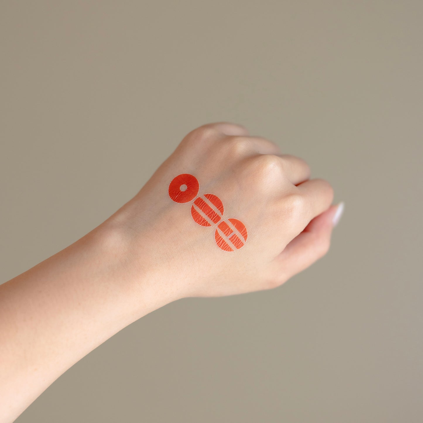 ARIRANG Logo (Red & Black) BTS inspired temporary tattoo sticker red