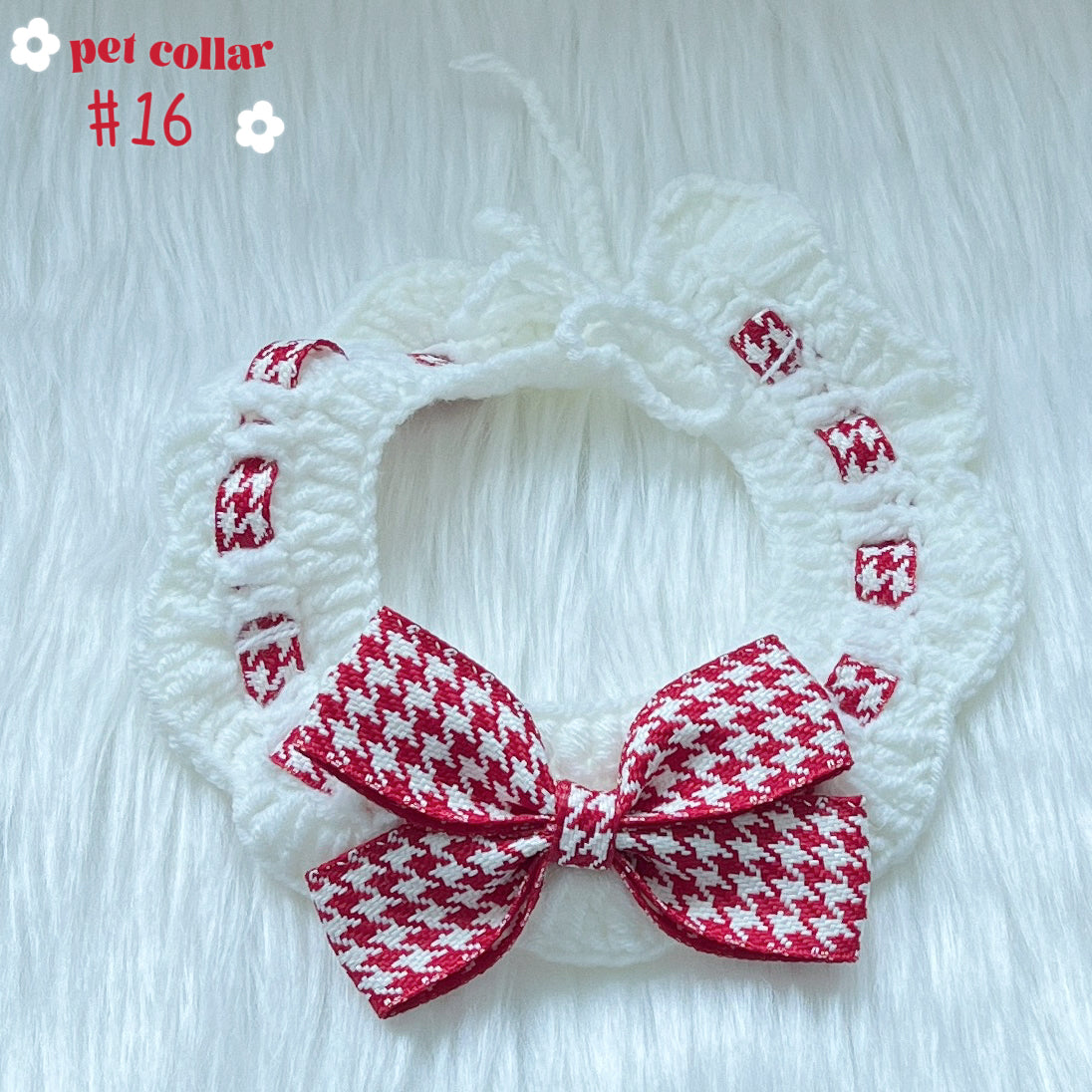 crochet pet collar & hat [over 20 designs] ฅ՞•ﻌ•՞ฅ🐾