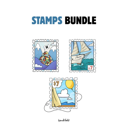 BTS inspired temporary tattoo sticker STAMPS Bundle