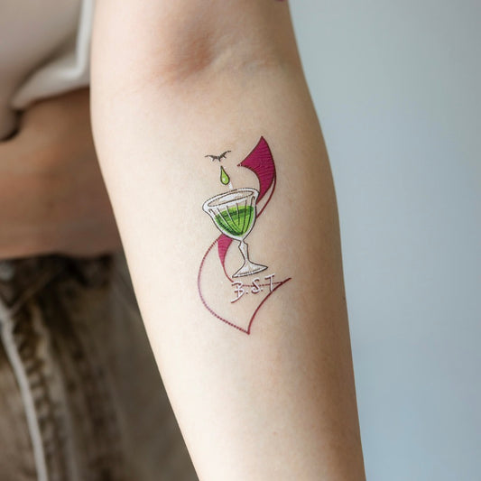 Blood Sweat & Tears BTS inspired temporary tattoo sticker