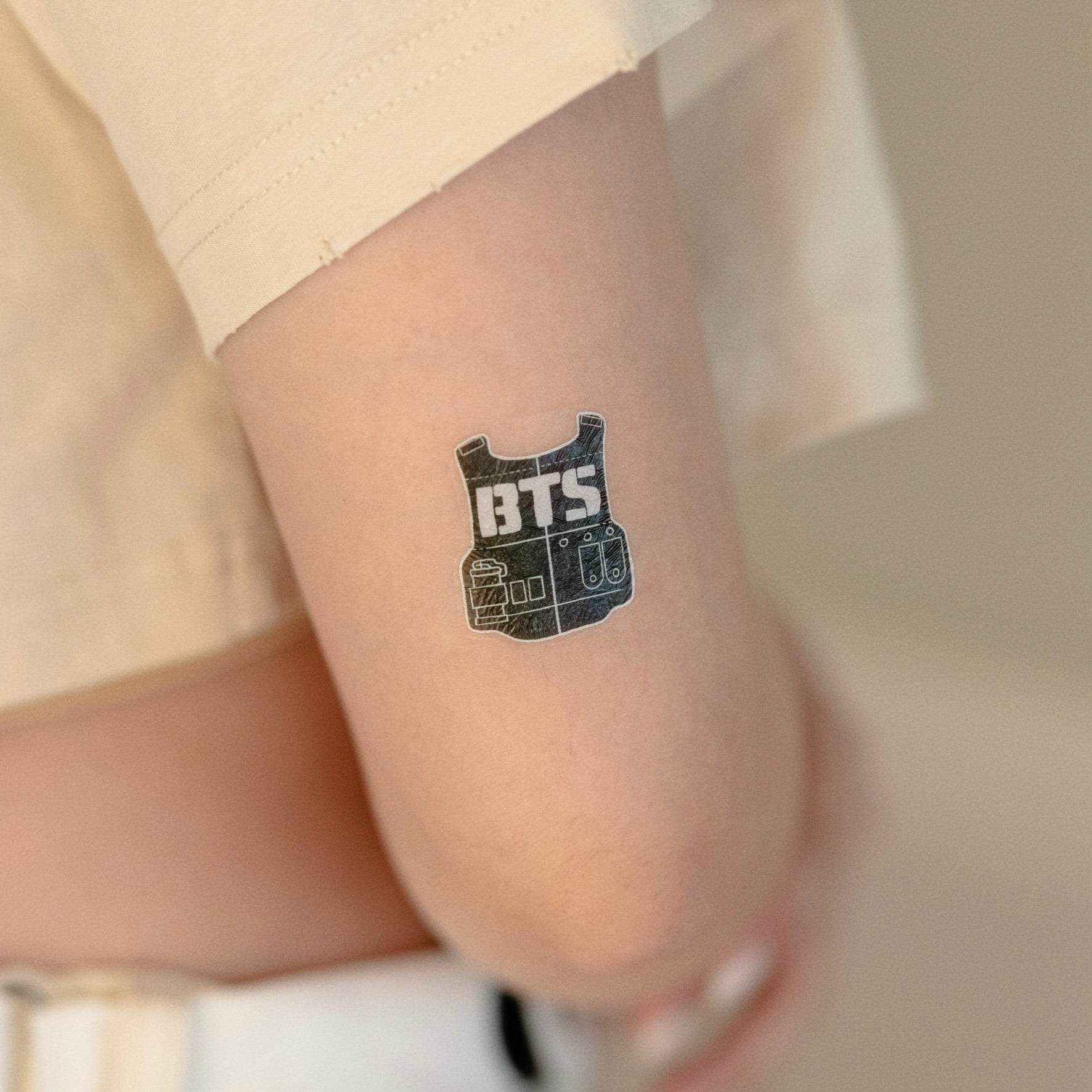 Bulletproof Boy Scouts BTS inspired temporary tattoo sticker