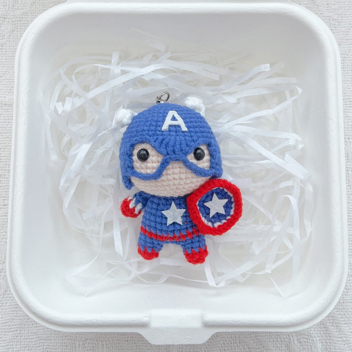 crochet marvel dc superheroes keychain ✪⋆｡°✩