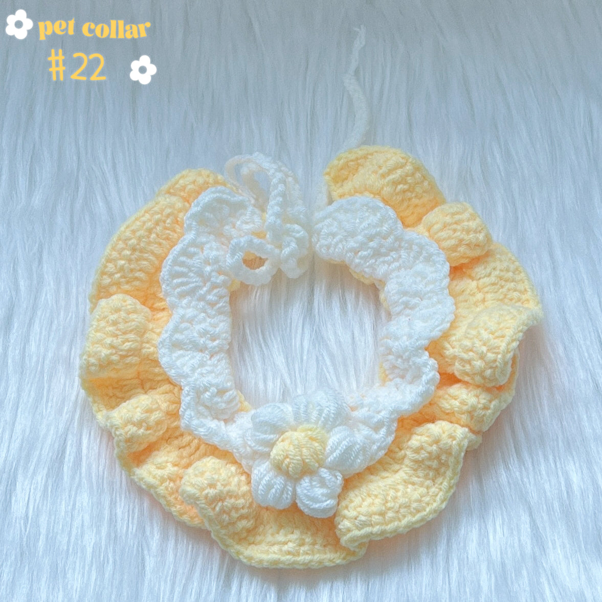 crochet pet collar & hat [over 20 designs] ฅ՞•ﻌ•՞ฅ🐾