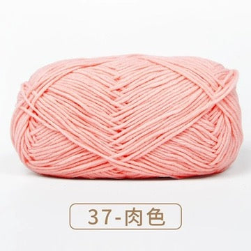 4-ply milk cotton high quality yarn — 67 colours 🧶