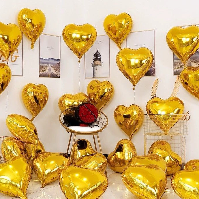 [HELIUM] 18inch heart foil balloon ˚ʚ♡ɞ˚